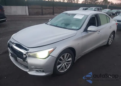 2016 Infiniti Q50 3.0T Premium из США, поврежденный, VIN JN1EV7AR2GM344626